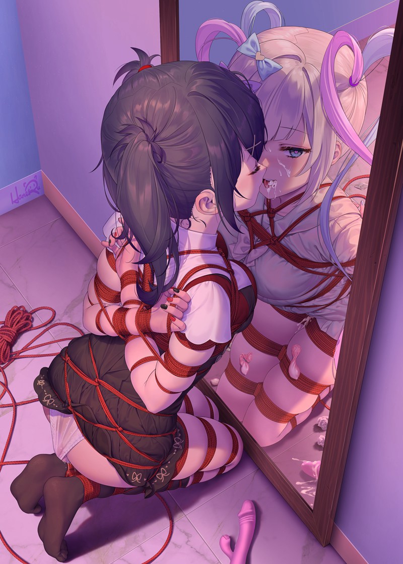 二次元绳艺图鉴Vol.14|42张绳艺捆绑|麻绳×紧缚×超清图包