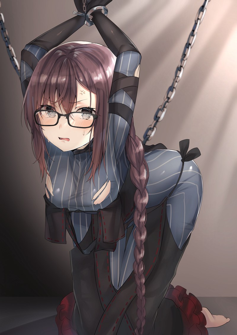 二次元捆绑特辑Vol.30｜40张捆绑美图｜锁链×束缚高清原图