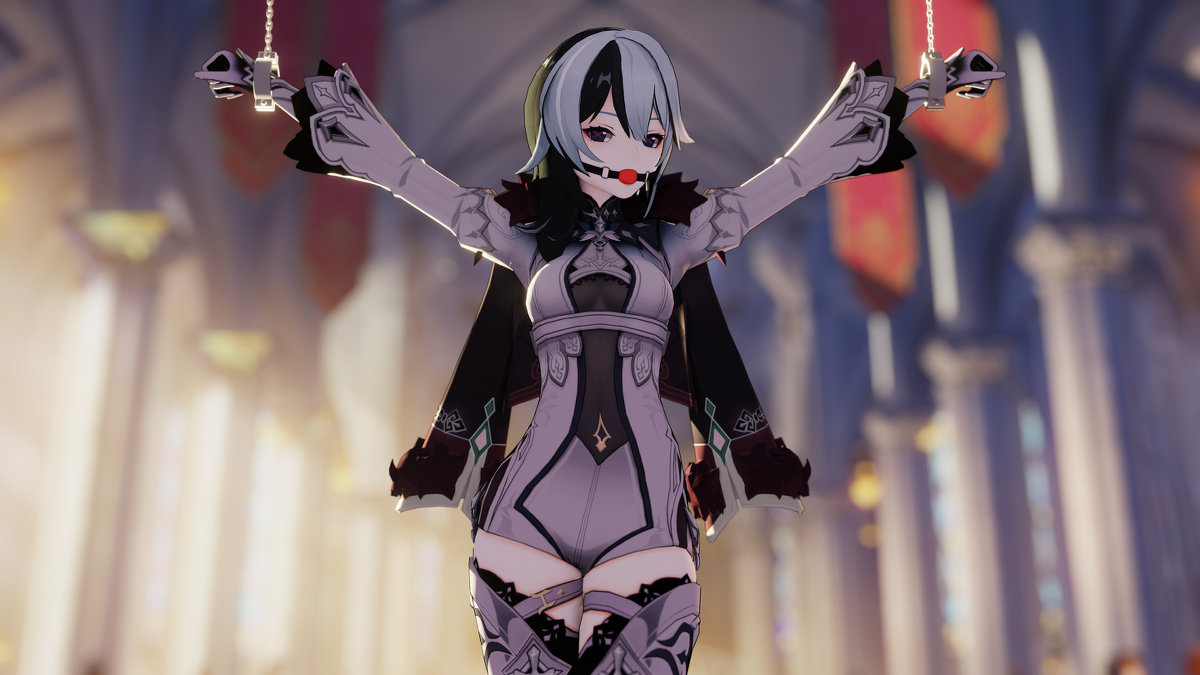 二次元捆绑图：原神捆绑 36P