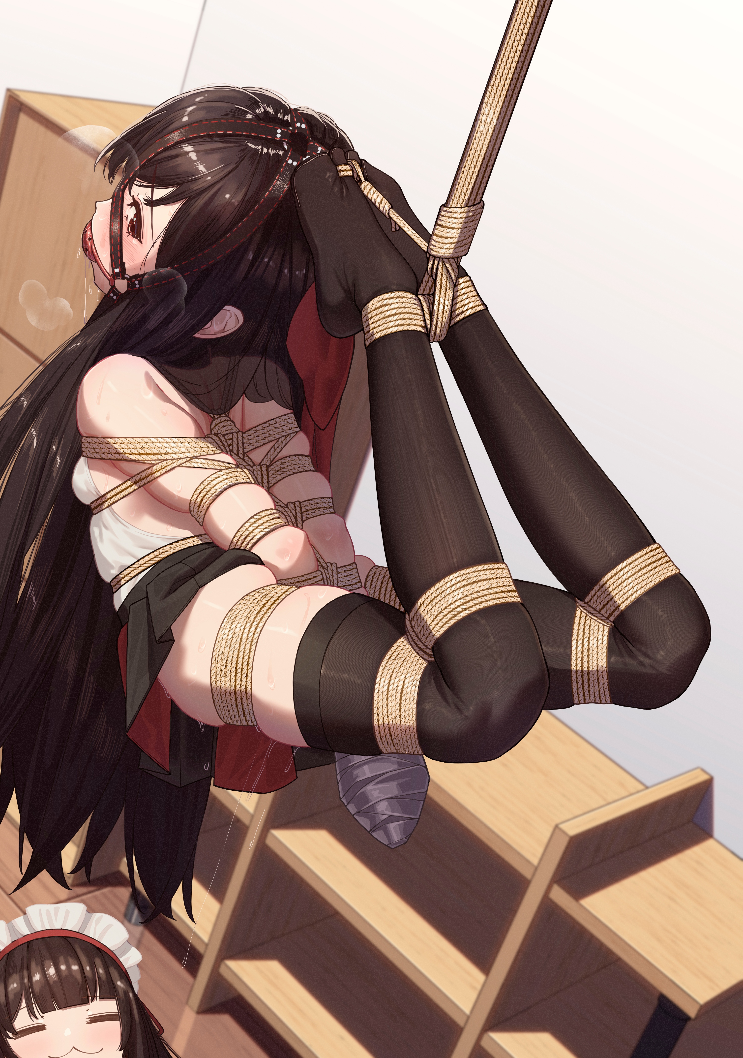 黑白漫[大小姐的自缚事故] 26P