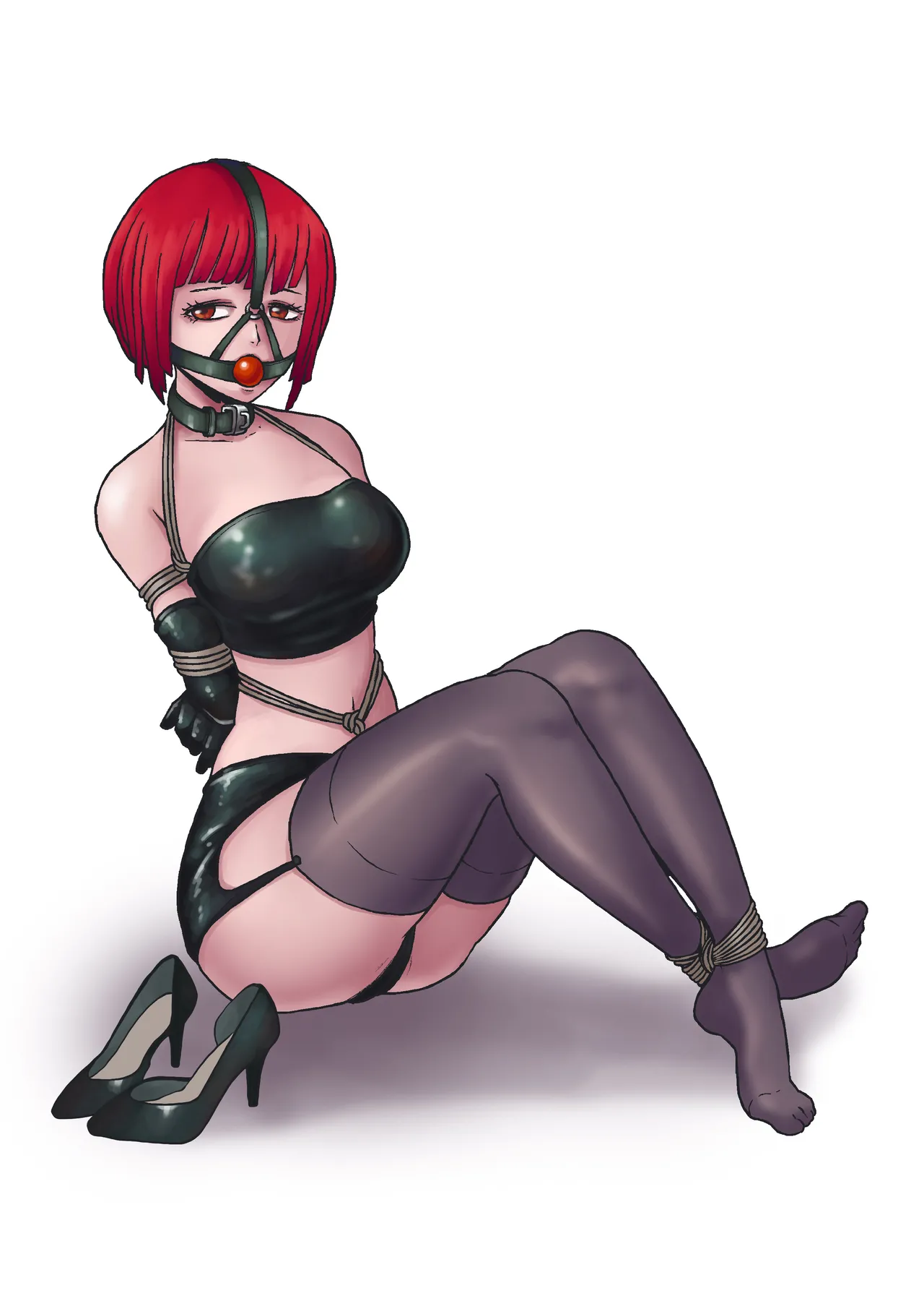 二次元绳艺捆绑 34P