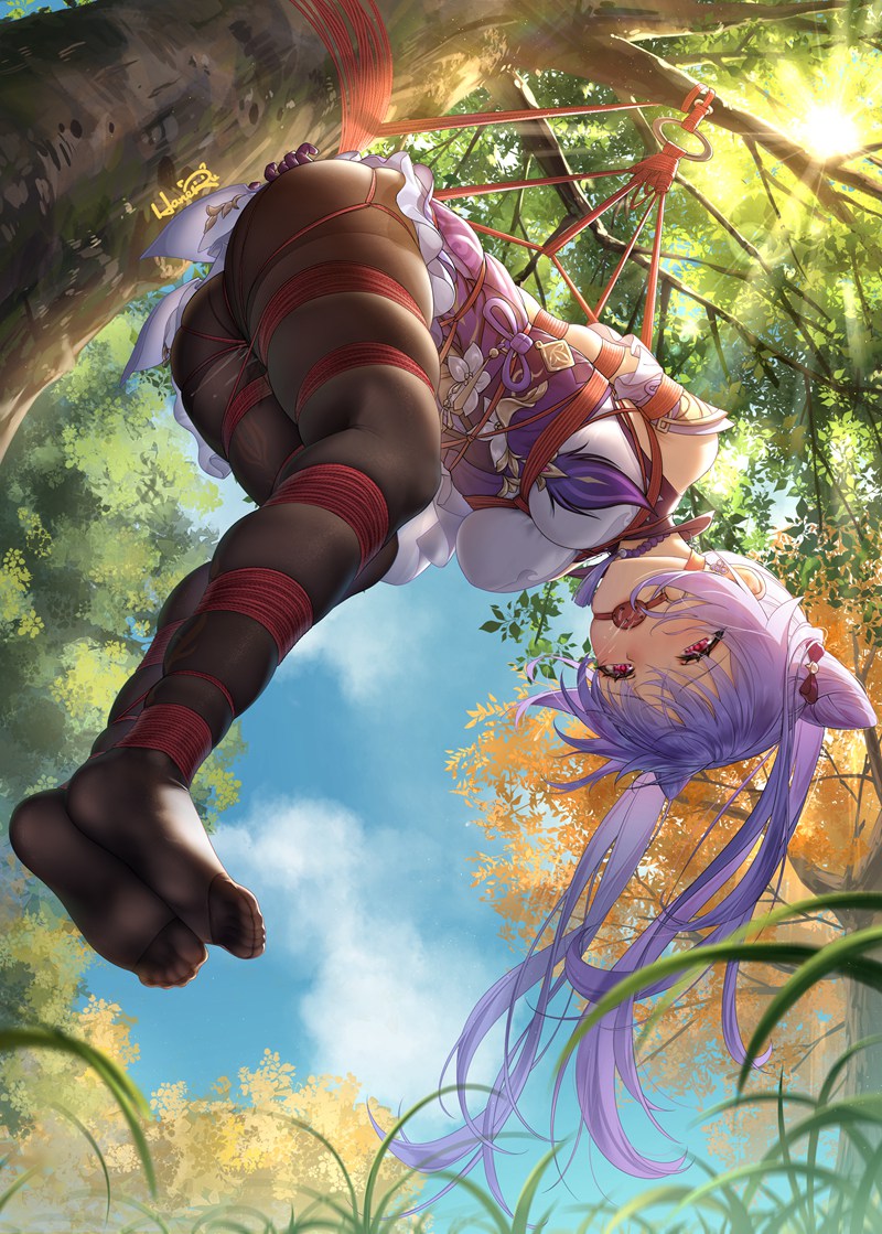 二次元绳艺图鉴Vol.22｜40张麻绳×棉绳紧缚美图 [40P]