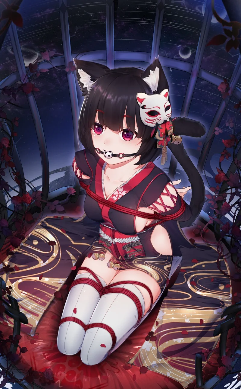 二次元绳艺图鉴Vol.27｜和风×校服×束缚写真 [40P]