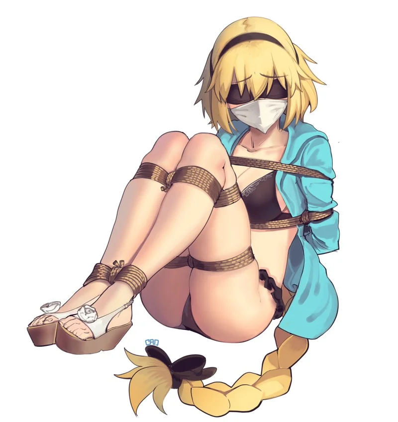 二次元绳艺图鉴Vol.28｜水手服×和服×红绳拘束艺术 [40P]