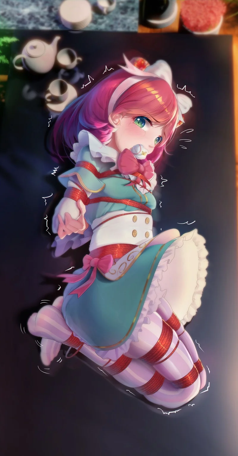 二次元绳艺图鉴Vol.28｜水手服×和服×红绳拘束艺术 [40P]