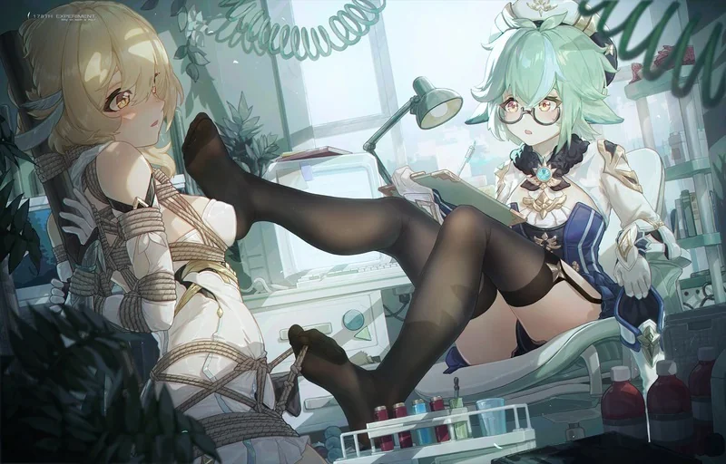 二次元绳艺图鉴Vol.28｜水手服×和服×红绳拘束艺术 [40P]