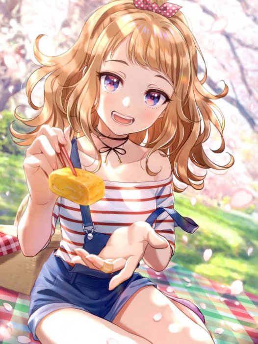 动漫美少女：好看的金发妹子 2