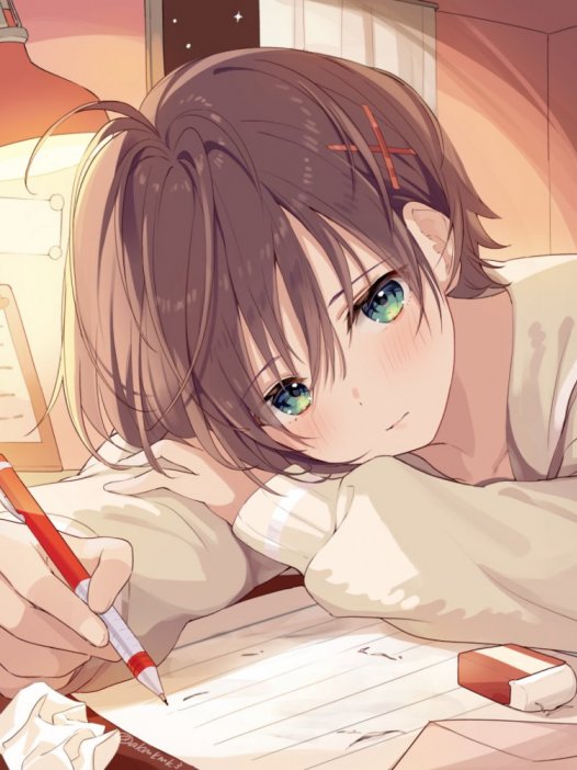 短发动漫妹子 40P