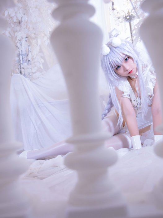 G44不会受伤：碧蓝航线 恶毒皮肤 懒懒的白兔 25P