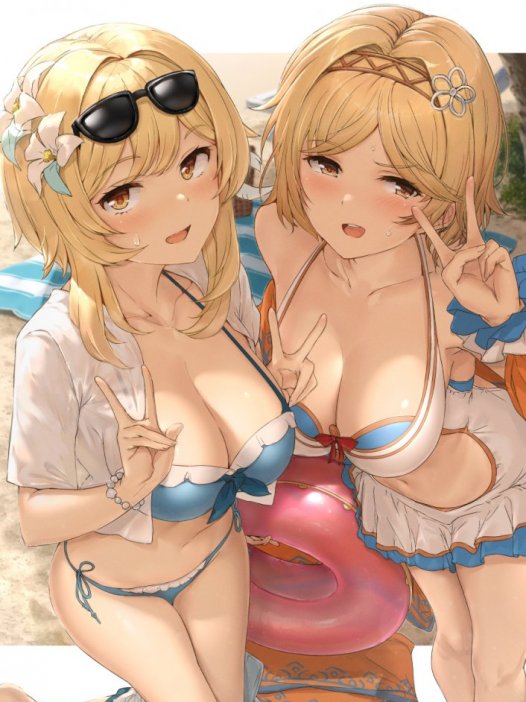 动漫二次元比基尼泳装美女 40P