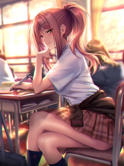 制服控：二次元JK少女图 40P