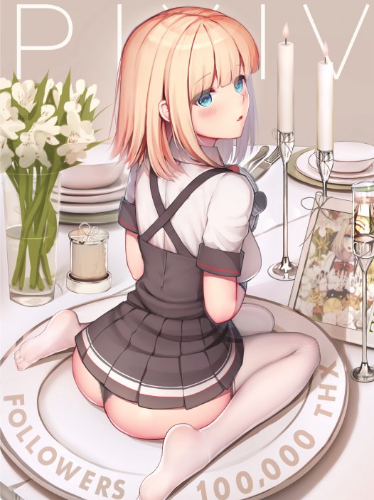 美臀控：性感圆润的少女臀部图片 40P