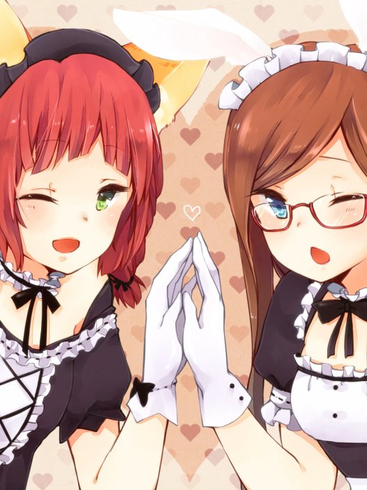 制服控：二次元女仆少女图片 40P