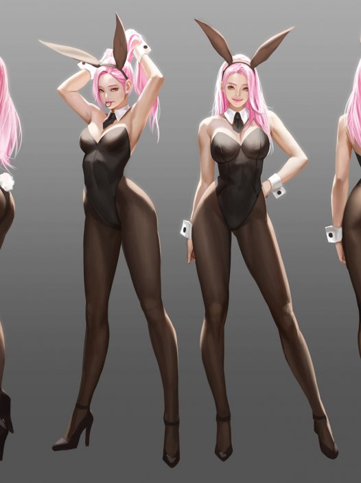 性感二次元兔女郎图片 40P