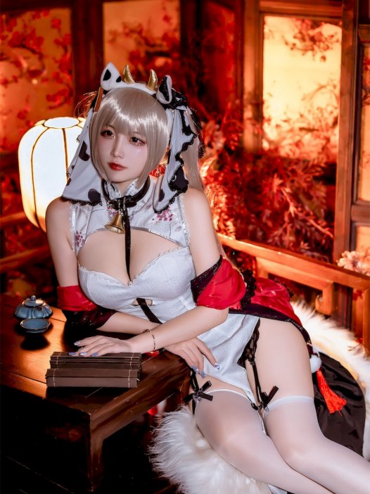 Cosplay：二佐Nisa – 碧蓝航线可畏旗袍 31P
