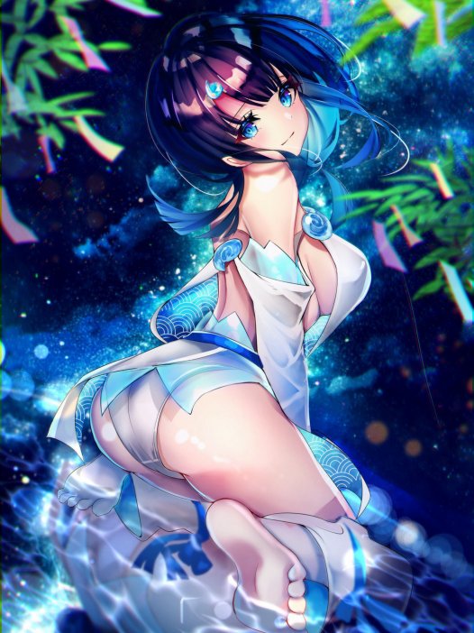 二次元制服旗袍美少女图片 40P