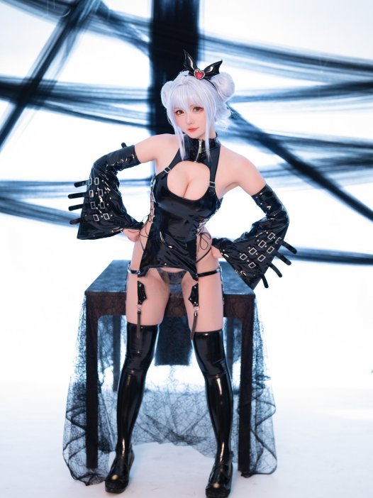 Cosplay：星之迟迟 水蓝小恶魔 44P