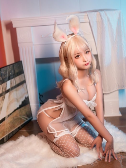 Cosplay：蠢沫沫 Chunmomo 小白兔 40P