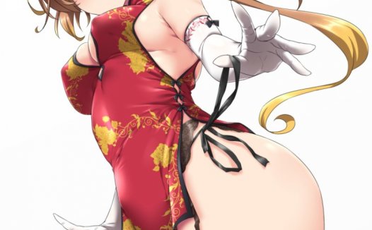 制服控：二次元旗袍娘图片 40P