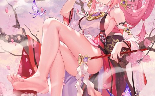 二次元足控壁纸:裸足足底妹子们 40P patr6