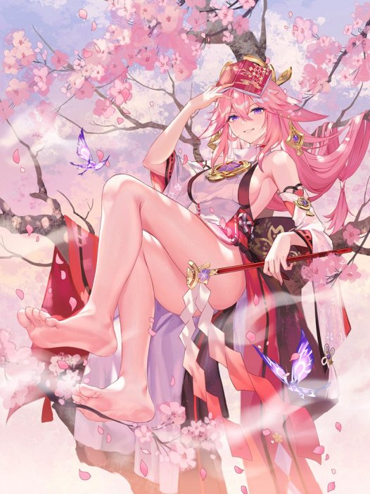 二次元足控壁纸:裸足足底妹子们 40P patr6