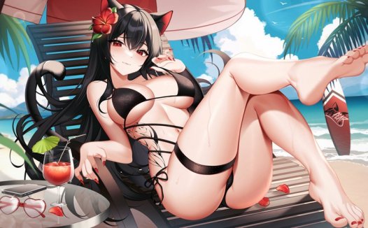 二次元足控特辑第13期|41张水边美足图|泳装×湿润裸足