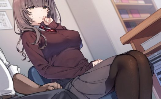 [40P] 二次元黑丝JK制服：透肉连裤袜/校园风少女/丝袜同人美图