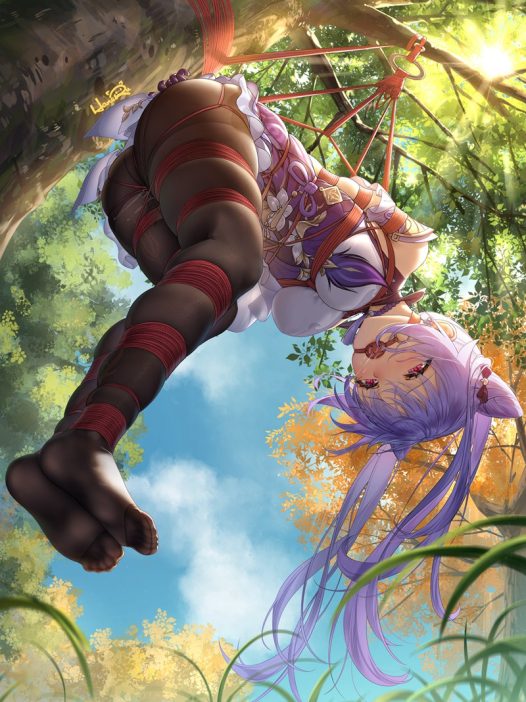 二次元绳艺图鉴Vol.22｜40张麻绳×棉绳紧缚美图 [40P]